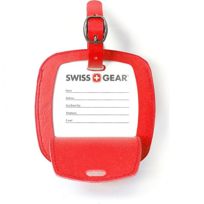 Бирка для багажа SWISSGEAR WJ3190red Бирка для багажа SWISSGEAR WJ3190red